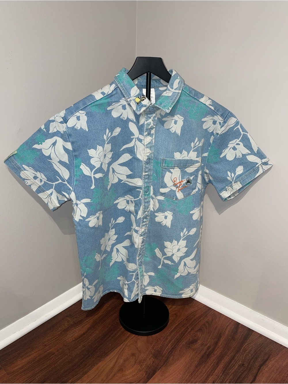 Disney Parks x Color Me Courtney The Princess and the Frog denim shirt. SMALL